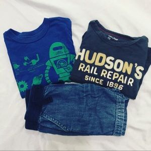 Gap kids-2 years. Two long sleeve tops/one short